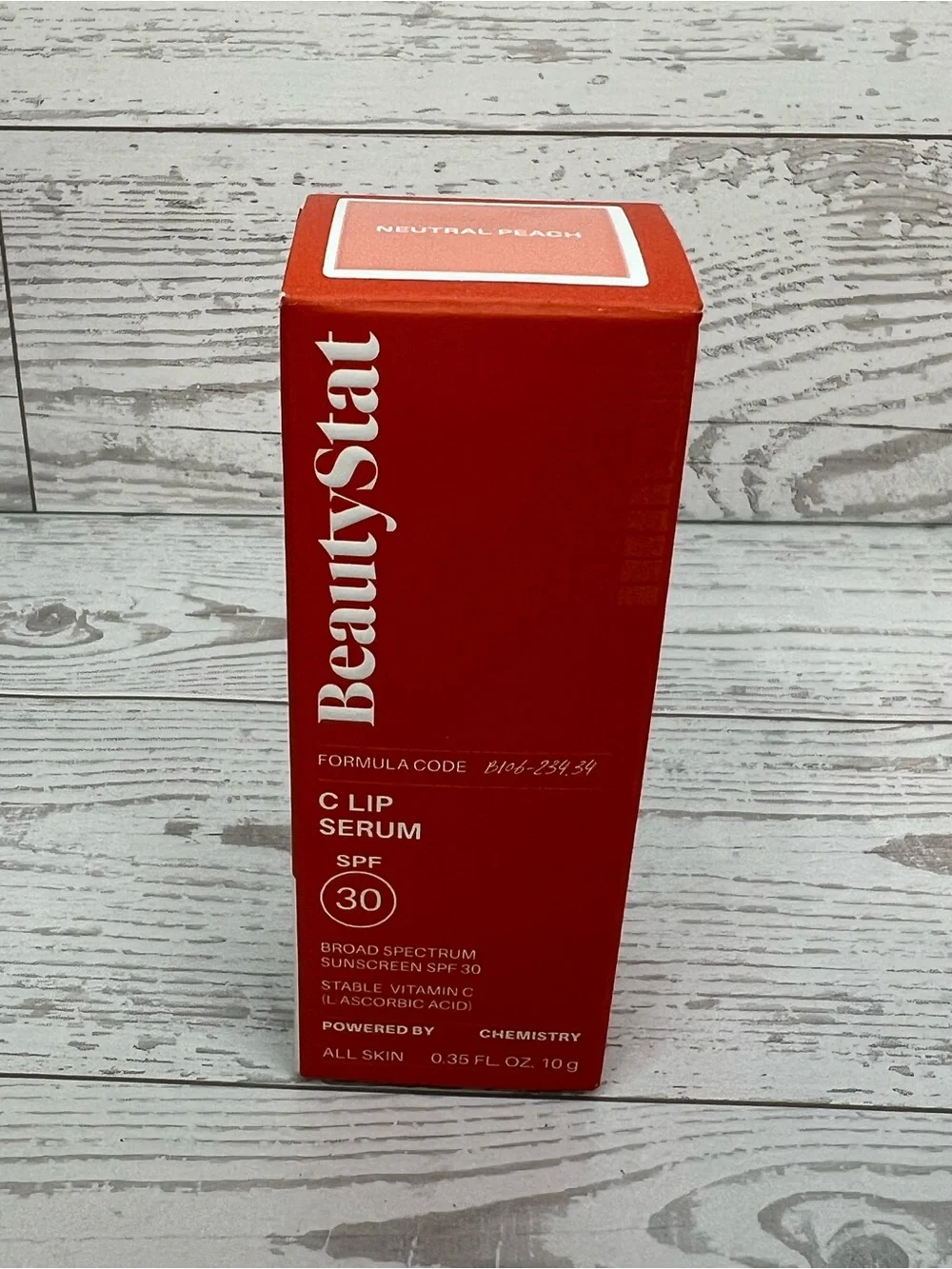 BeautyStat C Lip Serum SPF 30 - Neutral Peach